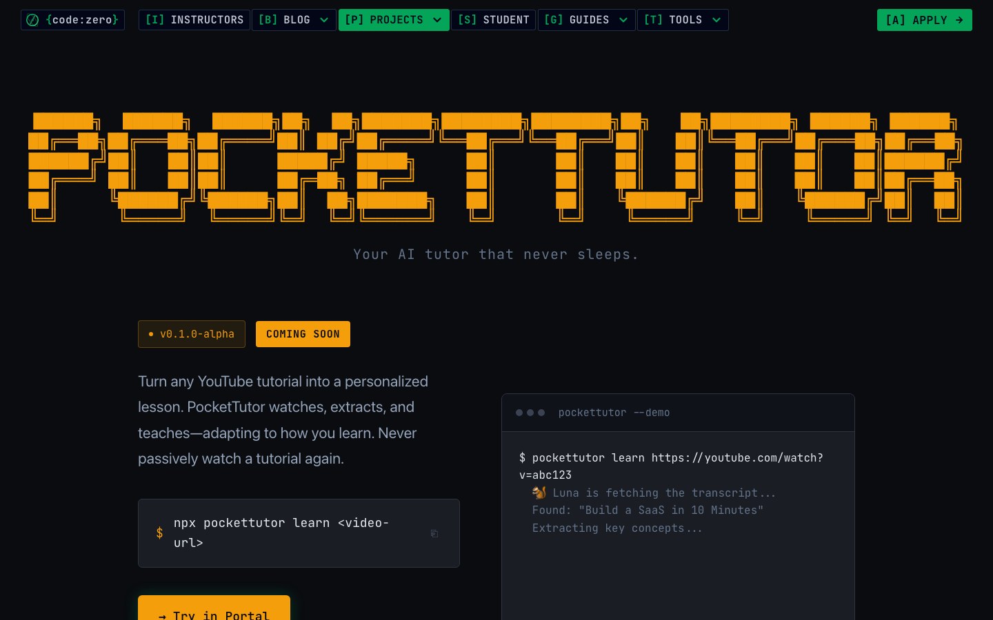 PocketTutor